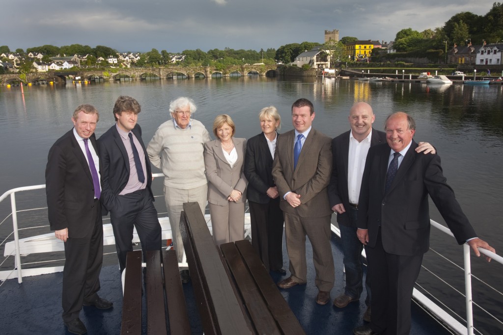  Pictured at the launch of Féile Brian Ború 2012 are: l - r: Michael McNamara T.D., Timmy Dooley T.D., Bryan Brislane, Celia Larkin, Cllr. Phyll Bugler, Minister Alan Kelly, Keith Wood (Patron of Féile Brian Ború) and John Grimes (Chairperson).